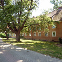 Blick in die Straße zur Windmühle.