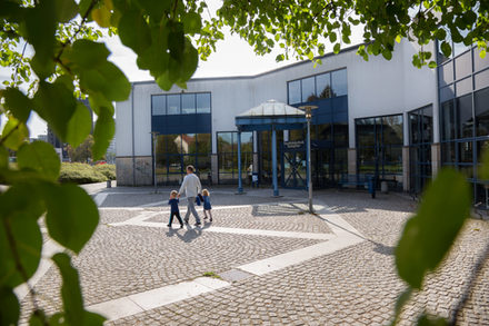 Stadtbibliothek in Salzgitter-Lebenstedt.