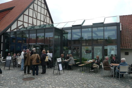 Das Gebäude bei einer der vergangenen Museumsfeste.